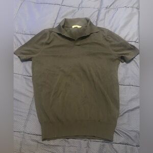 Suitsupply cotton silk dressy polo shirt size medium worn once